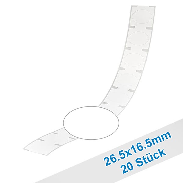 27 étiquettes amovibles blanches, 63x30 mm 27 étiquettes amovibles blanches, 63x30 mm