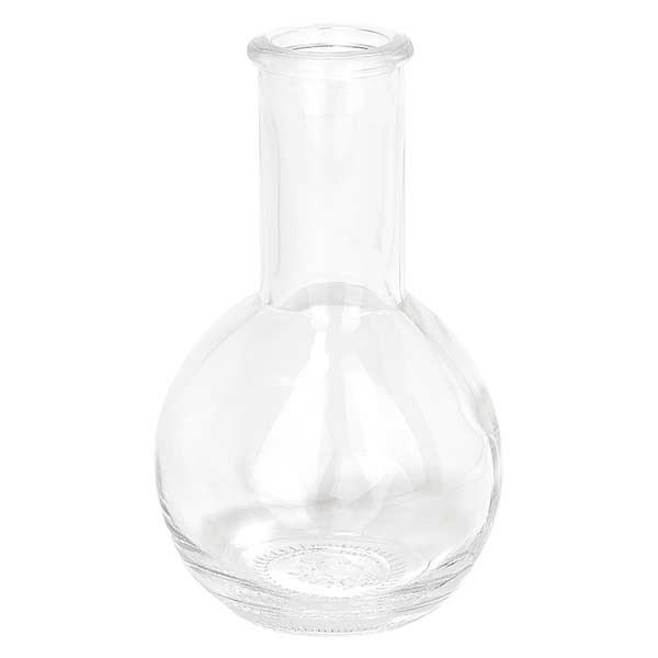 Flacon transparent Tulip 100 ml, goulot 18 mm, sans son bouchon 18/22 Flacon transparent Tulip 100 ml, goulot 18 mm, sans son bouchon 18/22