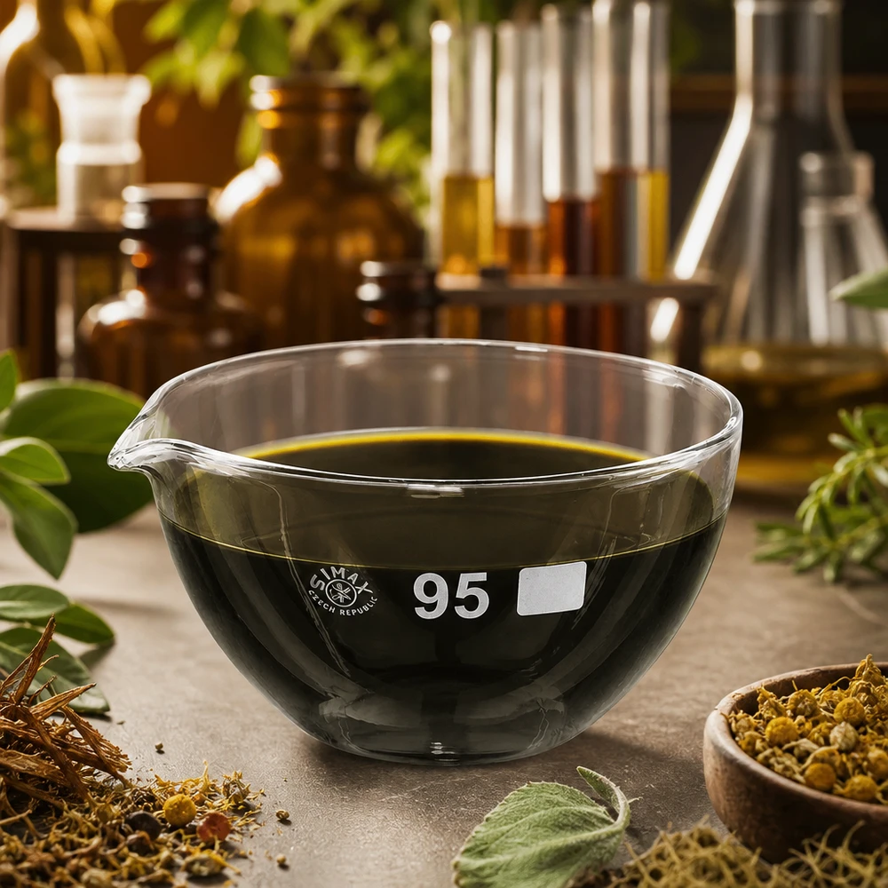 Capsule d’évaporation 170 ml en verre borosilicate, avec bec verseur Bol d'évaporation résistant aux acides de 170 ml avec bec verseur pratique en verre spécial