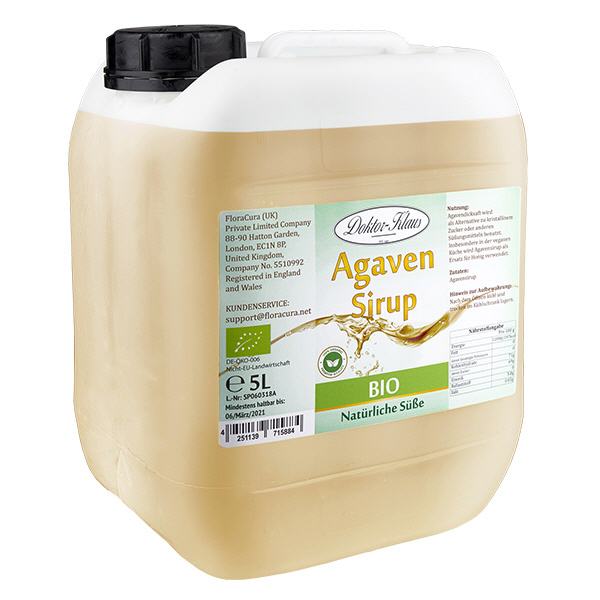 5000ml de sirop d'agave bio Doktor-Klaus 5000ml de sirop d'agave bio Doktor-Klaus
