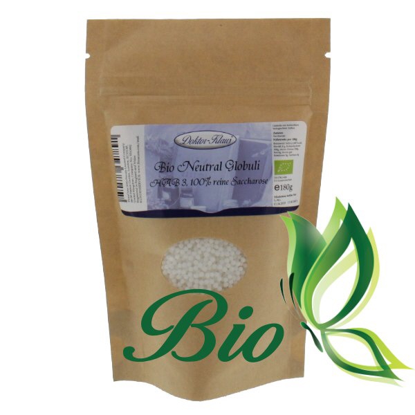 180g globules neutres bio HAB3, 100 % pure saccharose
