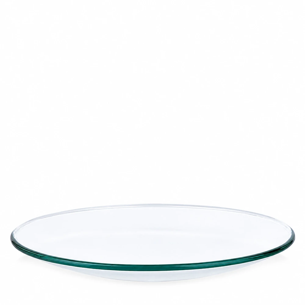 Bol en verre rond transparent de 9cm de diamètre pour les besoins du laboratoire et de la science