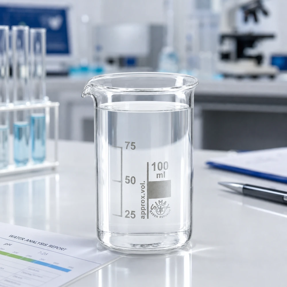 Bécher 100ml en verre borosilicate résistant à la chaleur (forme haute) Verre à bec transparent de 100 ml, forme haute, avec échelle graduée de 25, 50 et 75 ml, en verre borosilicaté résistant aux produits chimiques