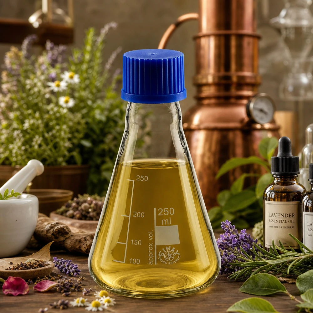 Fioles Erlenmeyer de 250 ml de capacité, idéales pour les essais de taille moyenne en laboratoire