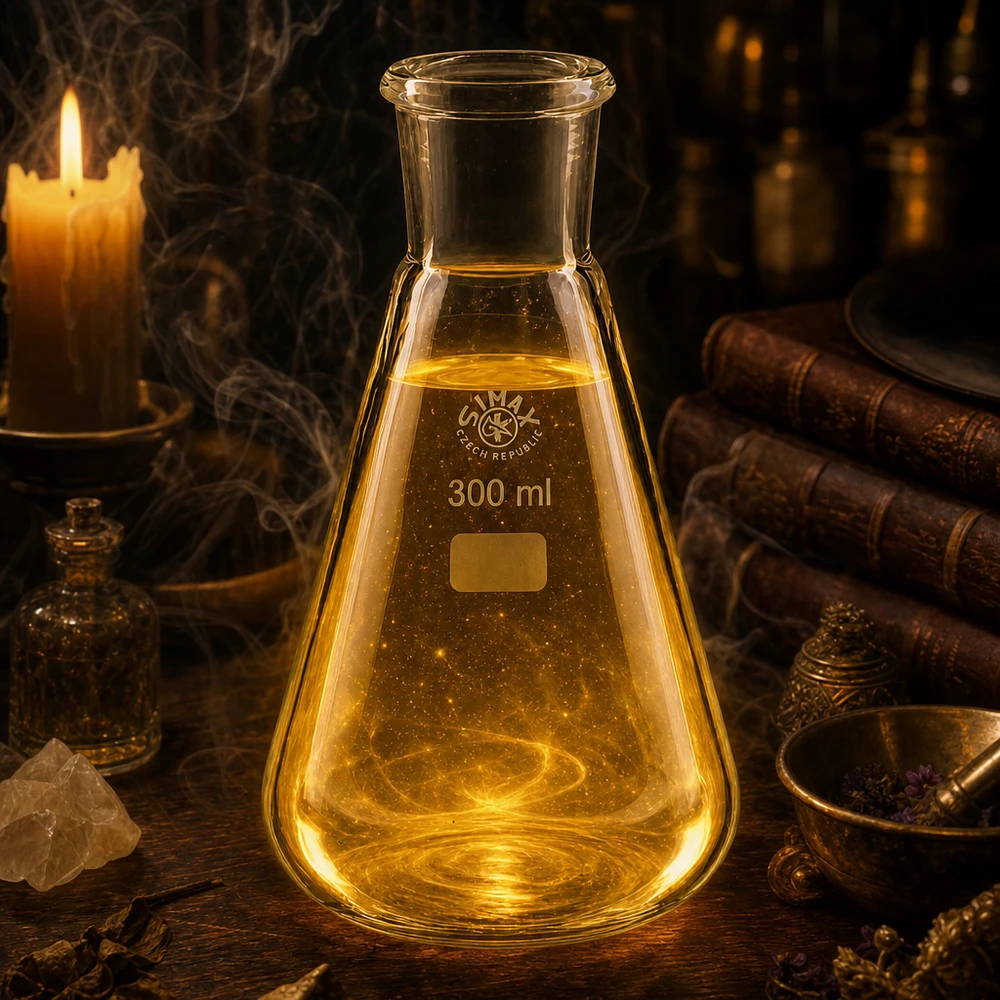 Fioles erlenmeyer de 300ml à lustre chaud et rodage normalisé pour le travail professionnel en laboratoire