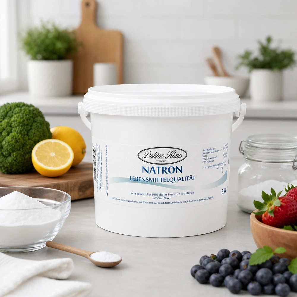Bicarbonate de soude Doktor Klaus, seau de 5 kg, apte à l’utilisation alimentaire