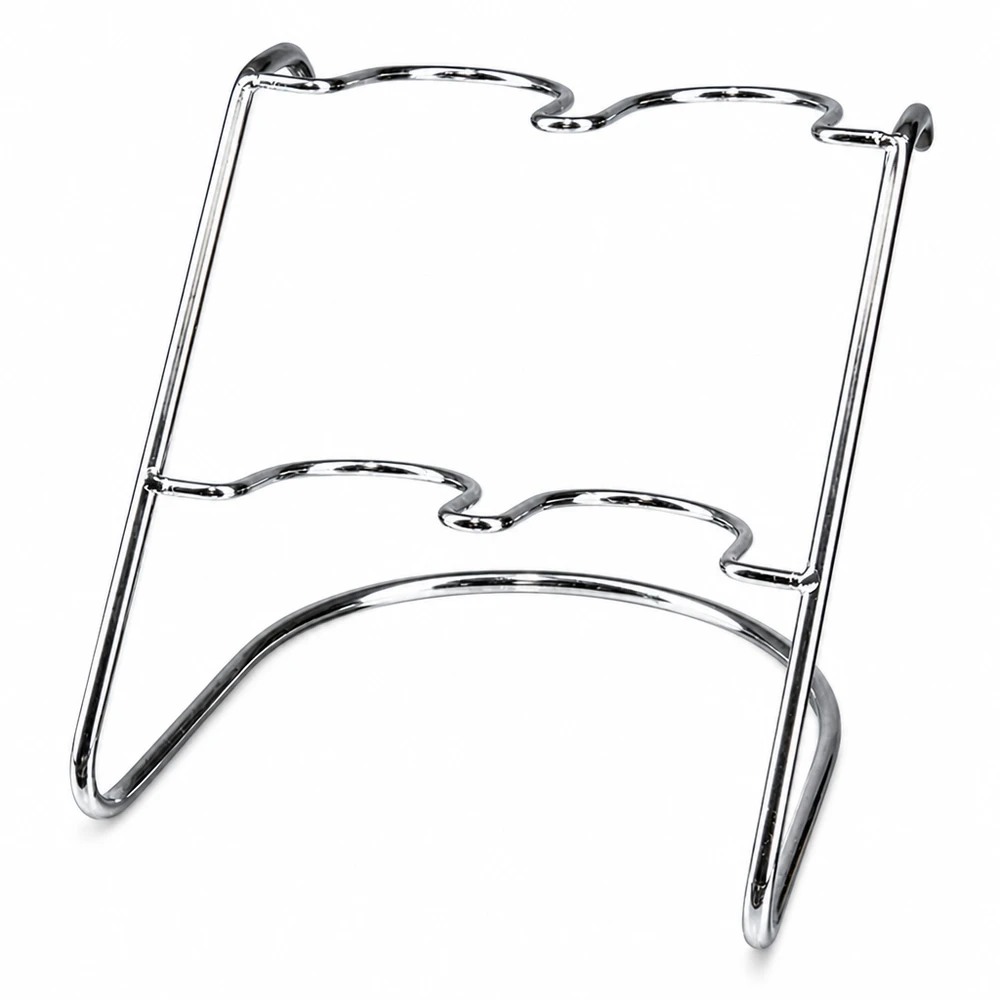 Présentoir Flato4 pour 4 bocaux WECK Support de service Flato4 en acier chromé pour 4 verres à pied WECK - support de verre élégant pour la cuisine et la table