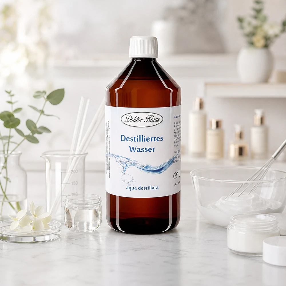 Eau distillée Doktor Klaus - Aqua dest 1 litre en bouteille PET