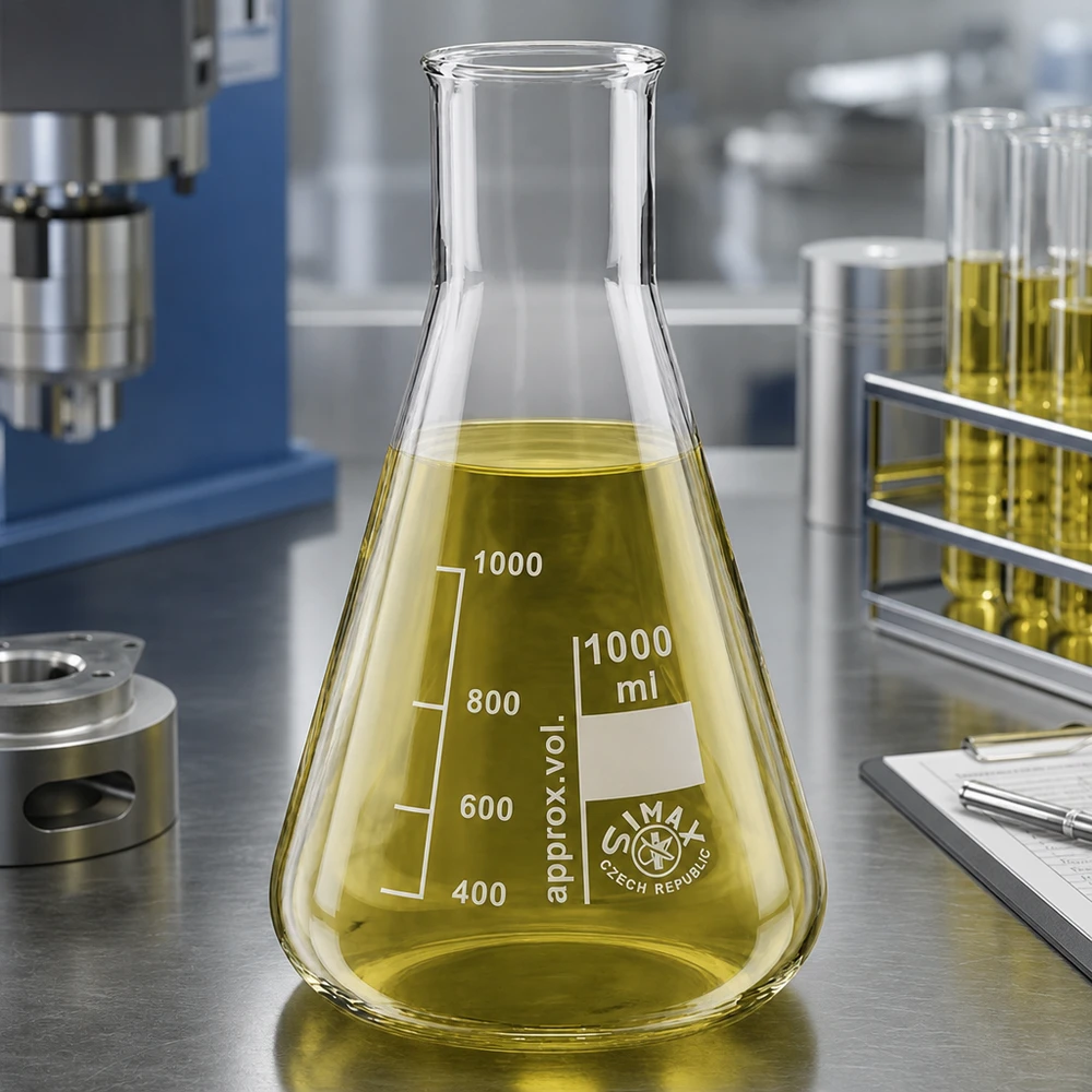 Erlenmeyer 300ml col large avec base stable pour une bonne tenue sur la paillasse