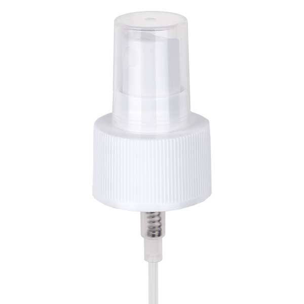 Buse de pompe blanche GCMI 28/410 avec capuchon transparent Buse de pompe blanche GCMI 28/410 avec capuchon transparent
