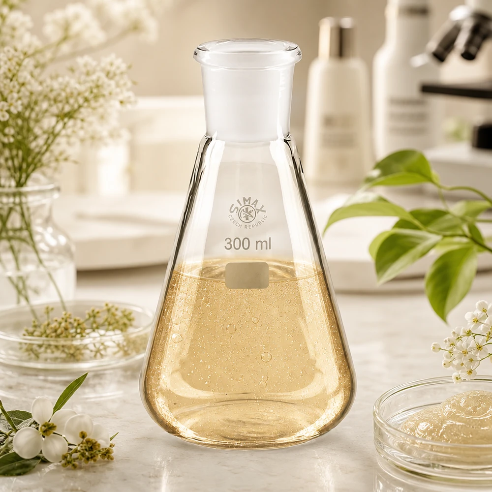 Fioles Erlenmeyer 300ml à col étroit et rodage standard 29/32 pour l'ajout contrôlé de réactifs