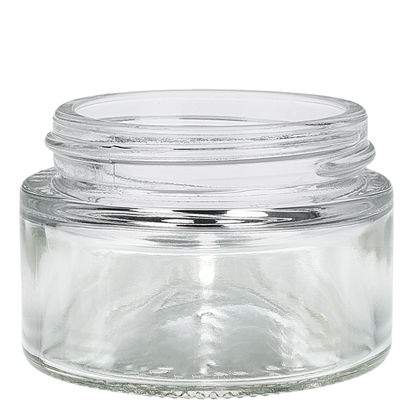Pot en verre 20ml transparent avec couvercle à insérer UNiTWIST Pot en verre 20ml transparent avec couvercle à insérer UNiTWIST