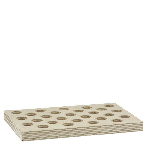 Plateau de tri de 27 pour les verres à plateaux 5ml