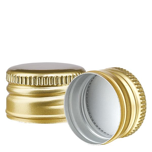 Bouchon à vis or en aluminium standard PP28 ApoGlas Bouchon à vis or en aluminium standard PP28 ApoGlas