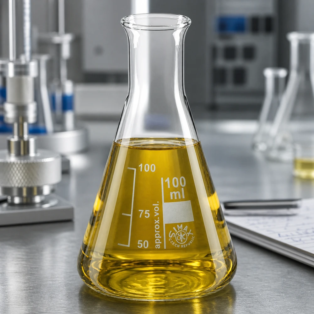 Erlenmeyer 100ml col étroit, verre borosilicate Fioles erlenmeyer 100ml à col étroit pour un échange contrôlé de liquide dans les tests de laboratoire