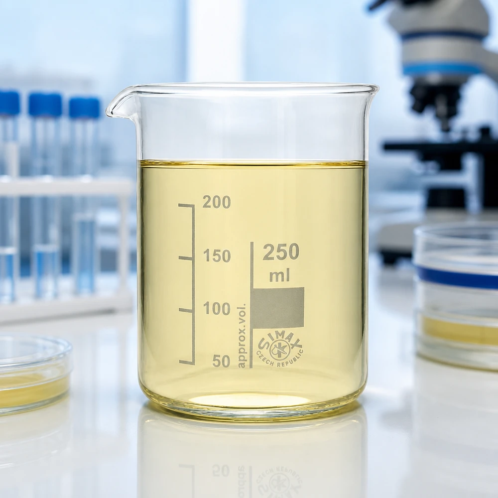 Bécher transparent de 250 ml de forme basse, idéal pour des mesures précises en laboratoire et dans la recherche