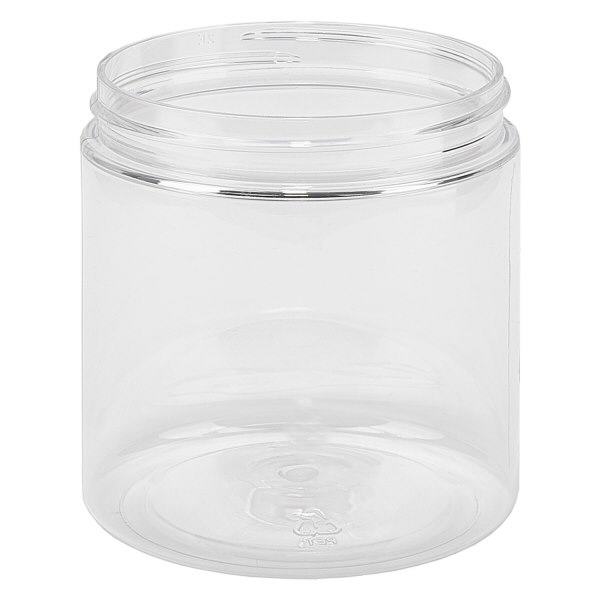 Pot à vis en PET clair 250 ml, filetage 70 mm SP400 Pot à vis en PET clair 250 ml, filetage 70 mm SP400