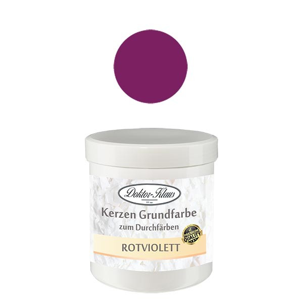 Doctor-Klaus peinture de base pour bougies rouge-violet, 7gr, en boîte Doctor-Klaus peinture de base pour bougies rouge-violet, 7gr, en boîte