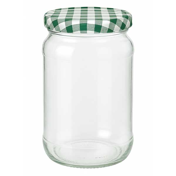 1062ml Verre rond avec couvercle BasicSeal vert/blanc UNiTWIST 1062ml Verre rond avec couvercle BasicSeal vert/blanc UNiTWIST