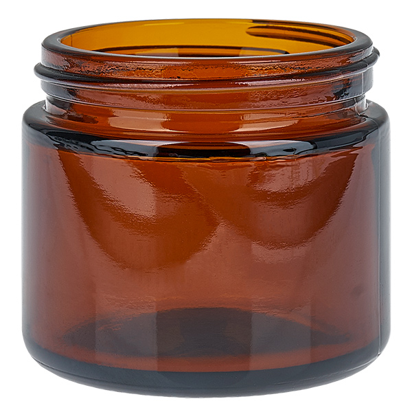Pot en verre 60ml brun avec couvercle à insérer UNiTWIST Pot en verre 60ml brun avec couvercle à insérer UNiTWIST