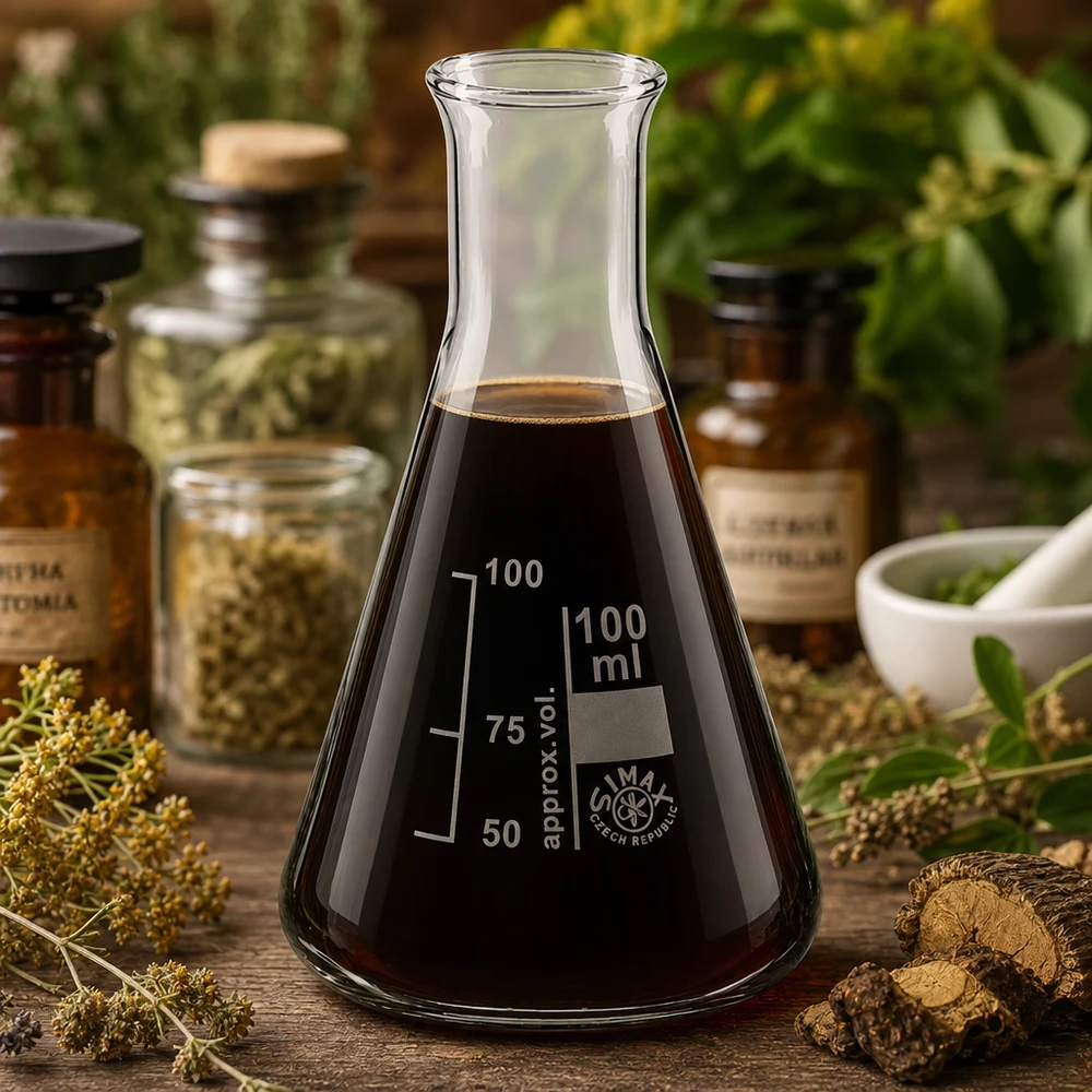 Erlenmeyer 100ml col étroit, verre borosilicate Erlenmeyer 100ml col étroit empêche les éclaboussures et l'évaporation de solutions