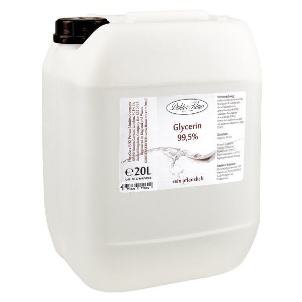 20 litres de glycérine 99.5% Doktor-Klaus 20 litres de glycérine 99.5% Doktor-Klaus