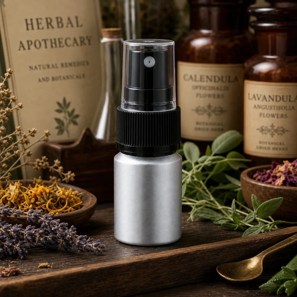 Vaporisateur léger en aluminium de 10 ml pour les applications mobiles dans les pharmacies