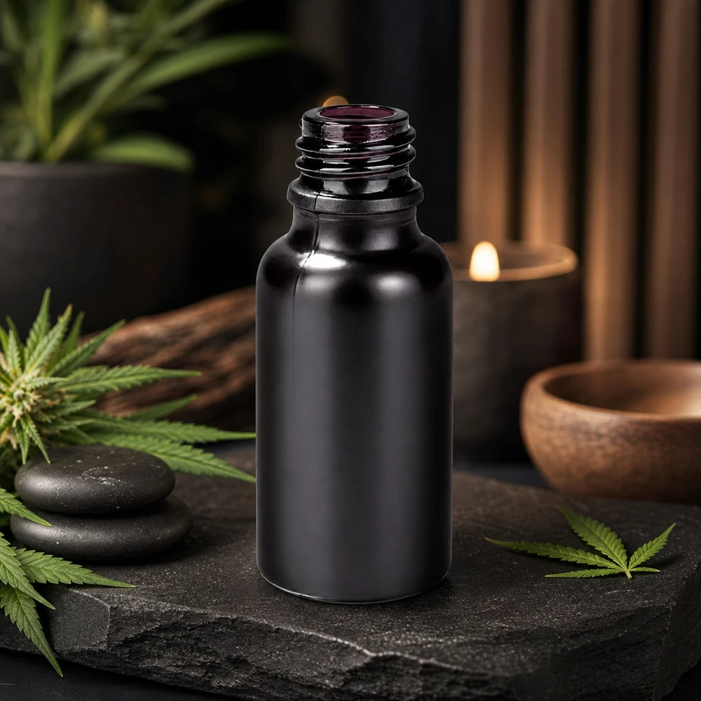 Flacon à pharmacie 20ml BlackLine UT18/20 UNiTWIST Bouteille de pharmacie BlackLine 20ml pratique, idéale pour les voyages et les applications mobiles
