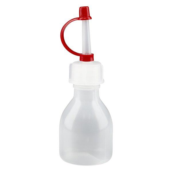 Flacon 20 ml, col étroit, teinte naturelle, filetage 14 mm + compte-gouttes avec courroie de maintien et capuchon Flacon 20 ml, col étroit, teinte naturelle, filetage 14 mm + compte-gouttes avec courroie de maintien et capuchon