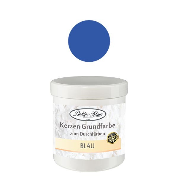 Doctor-Klaus peinture de base pour bougies bleu, 7gr, en boîte Doctor-Klaus peinture de base pour bougies bleu, 7gr, en boîte