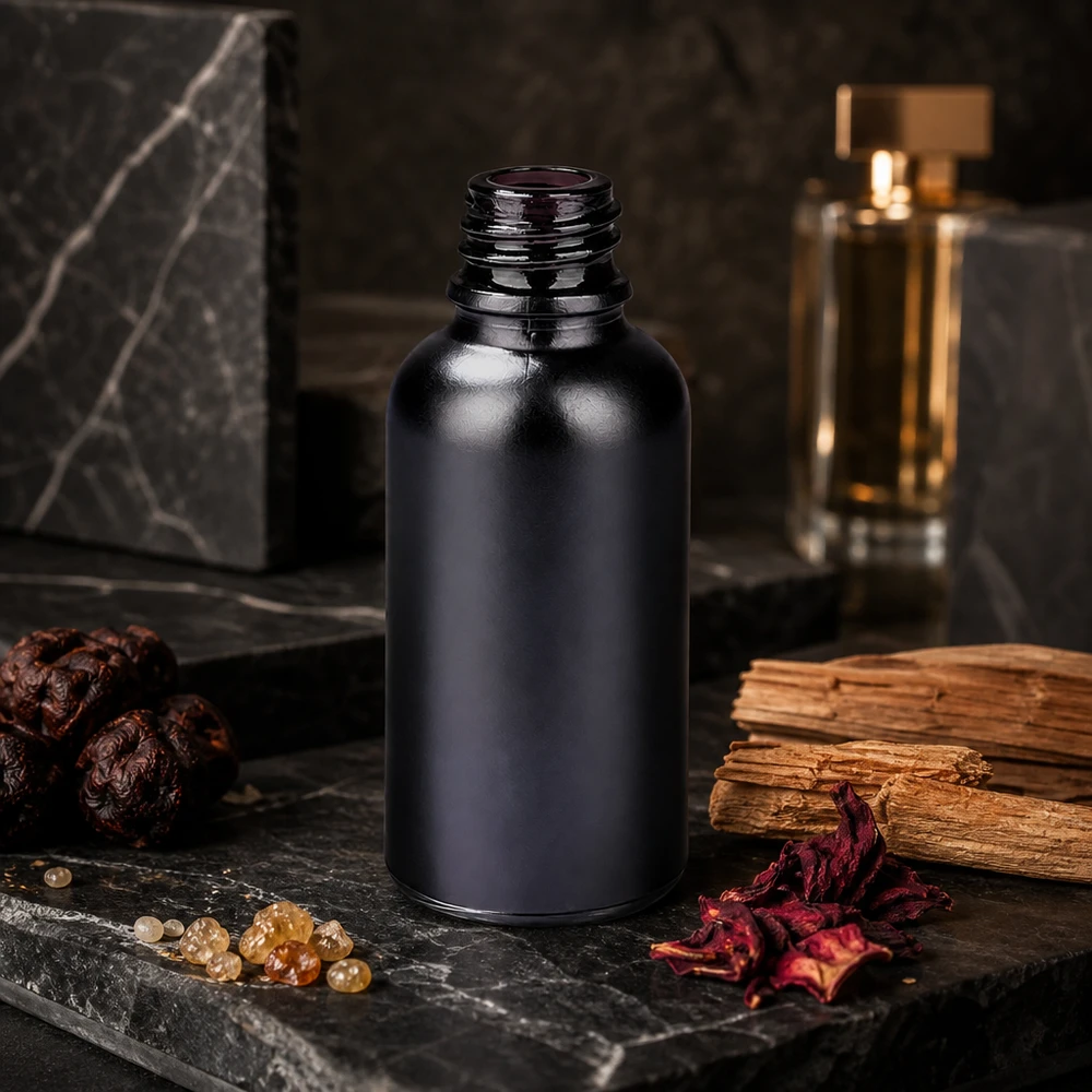 Flacon à pharmacie 30ml BlackLine UT18/30 UNiTWIST Bouteille de pharmacie BlackLine de haute qualité de 30 ml avec bouchon robuste UNiTWIST pour un stockage sûr