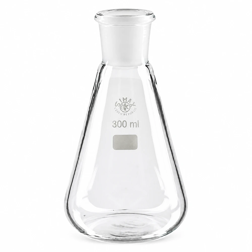 Ballon en verre de laboratoire 300ml de haute qualité avec rodage standardisé pour un usage professionnel