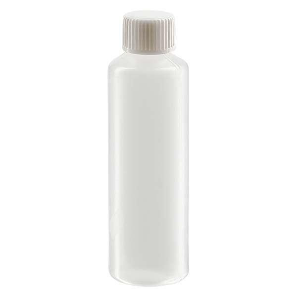 Tube à échantillons 12 ml fabriqué en PE-LD, avec bouchon à vis blanc Tube à échantillons 12 ml fabriqué en PE-LD, avec bouchon à vis blanc