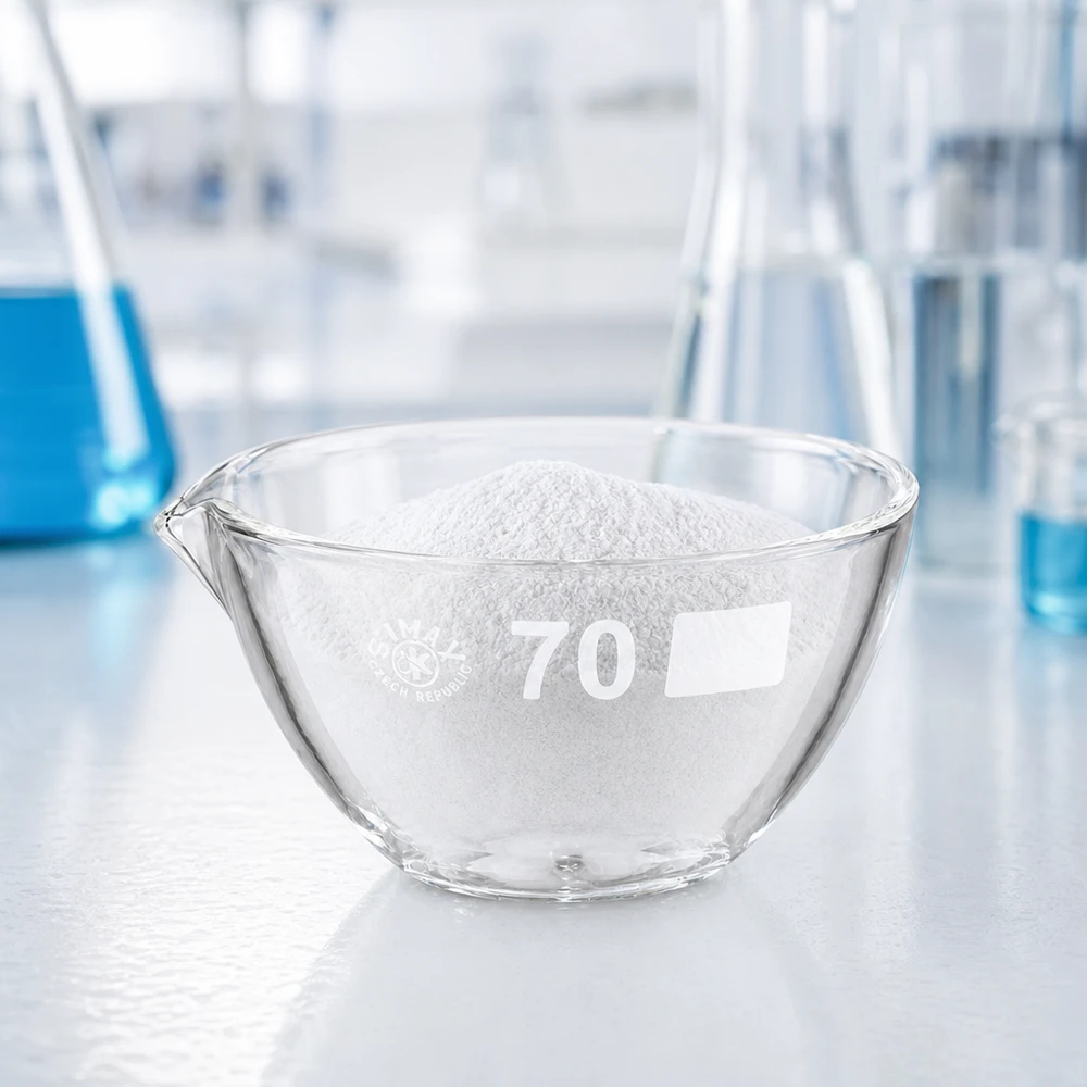 Bol de laboratoire de 60ml avec bec verseur en verre borosilicaté incassable ø70mm pour travaux d'analyse