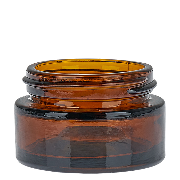 Pot en verre 20ml brun avec couvercle à insérer UNiTWIST Pot en verre 20ml brun avec couvercle à insérer UNiTWIST