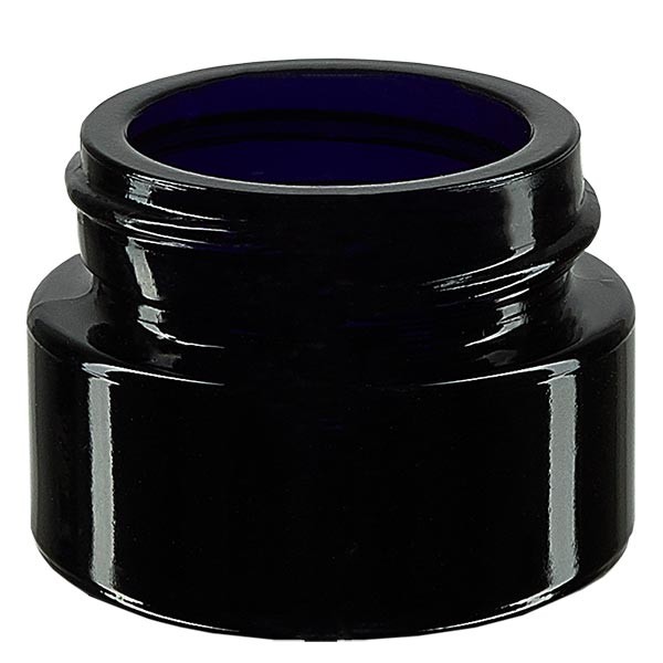 Pot cosmétique 15 ml en verre violet, sans couvercle Pot cosmétique 15 ml en verre violet, sans couvercle