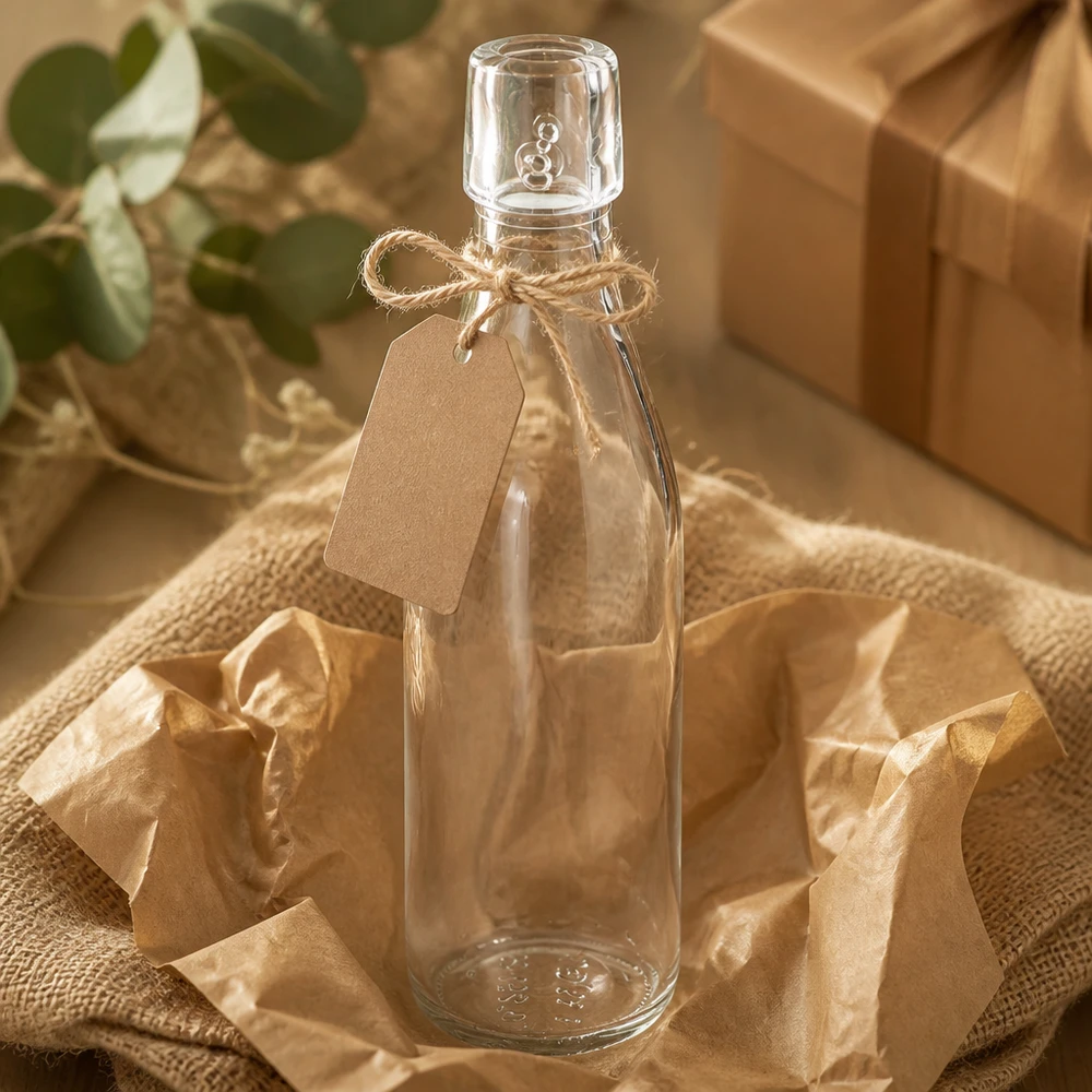 Bouteille en verre de 250 ml sans bouchon mécanique UNiTWIST