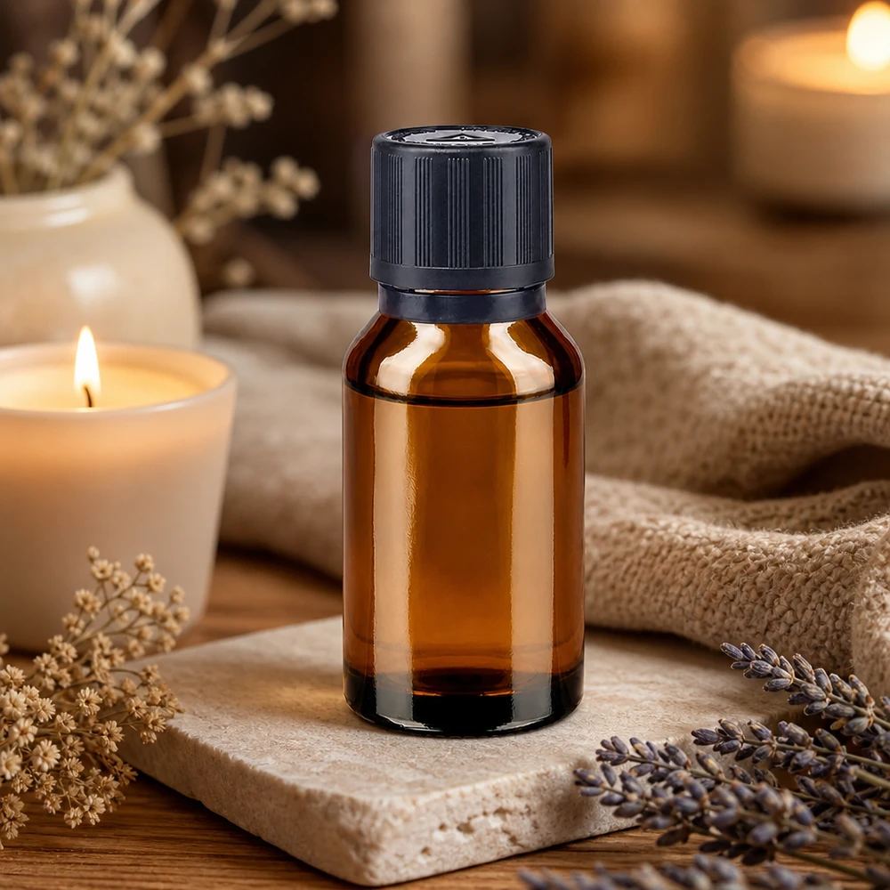 flacon à pharmacie brun 15ml bouchon inviolable 1mm noir sécurité enfant adapté aux aveugles bouchon inviolabilité Flacon en verre brun de 15 ml avec bouchon d'origine et compte-gouttes de précision de 1 mm pour huiles essentielles