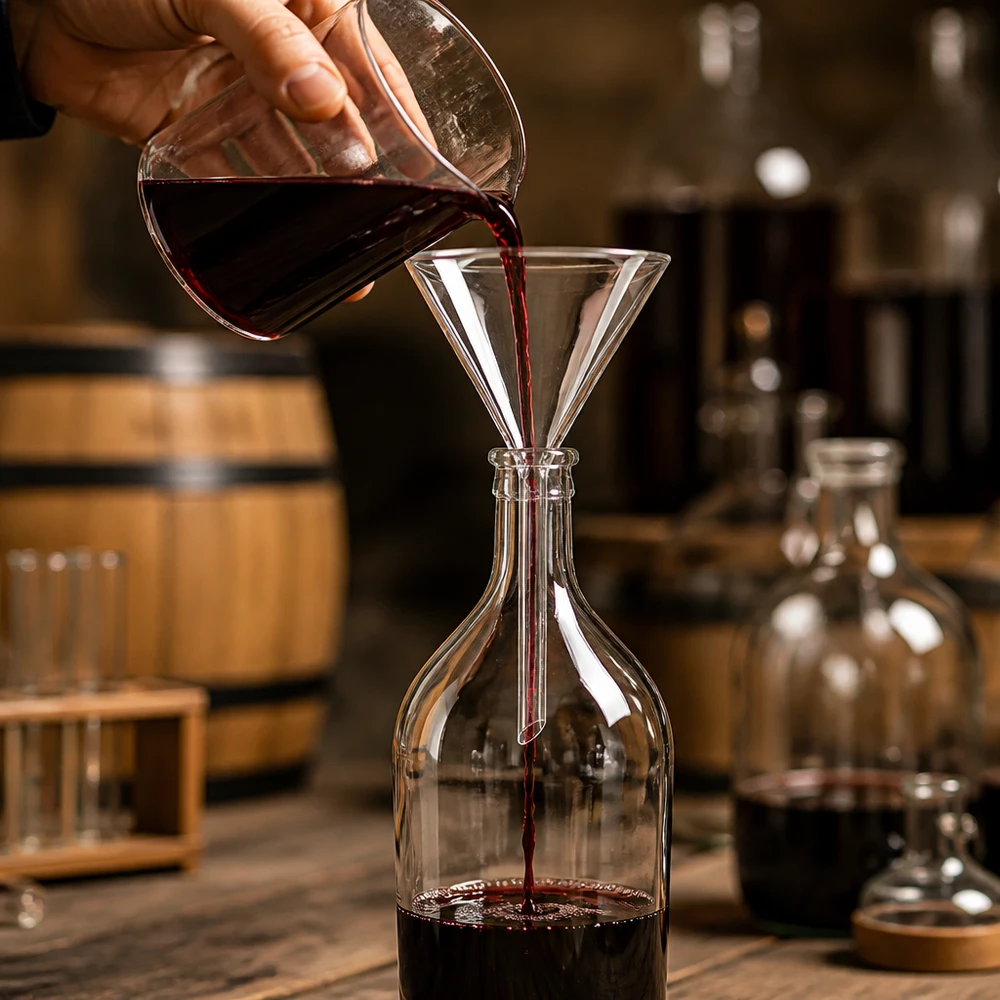 Entonnoir Ø 85mm - verre borosilicate 3.3 - angle 60° Entonnoir de laboratoire à manche court en verre borosilicaté 85mm de diamètre pour un transvasement précis