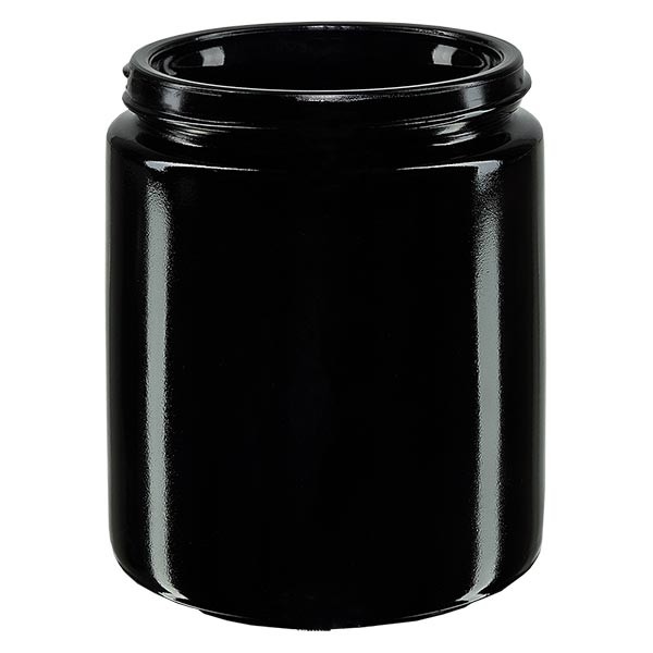 Pot violet 250 ml à large ouverture, filetage GCMI 400/70, sans couvercle Pot violet 250 ml à large ouverture, filetage GCMI 400/70, sans couvercle