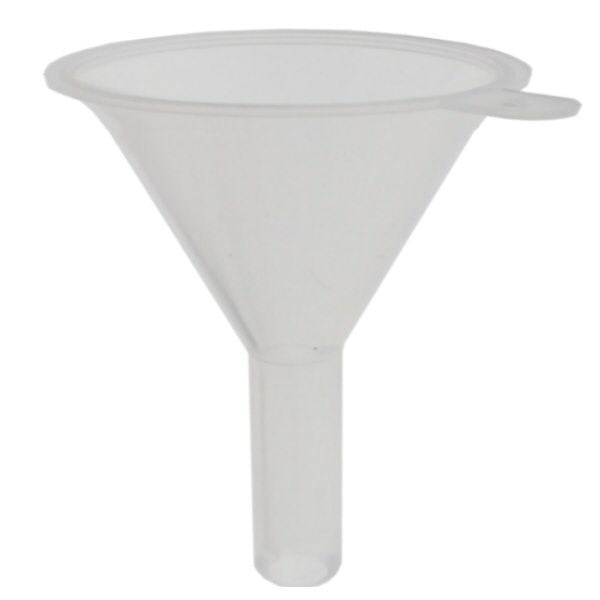 Mini entonnoir en plastique, transparent Mini entonnoir en plastique, transparent