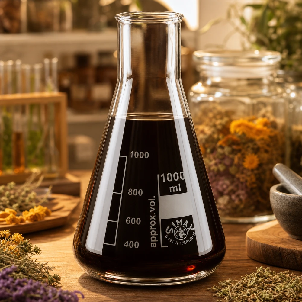Erlenmeyer 200ml col large, verre borosilicate Erlenmeyer 200ml col large parfait pour le titrage et les opérations de mélange en laboratoire