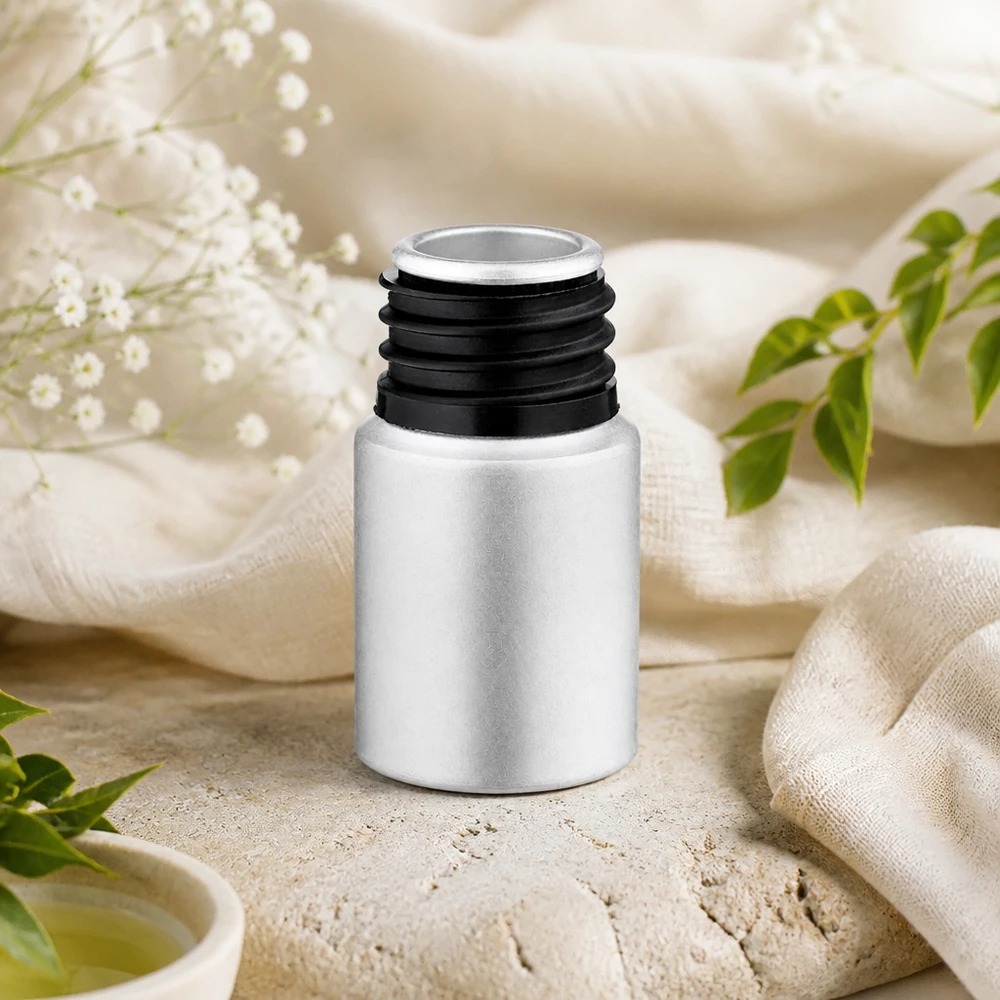 Flacon professionnel en aluminium décapé de 10 ml avec surface résistante aux produits chimiques pour les applications pharmaceutiques