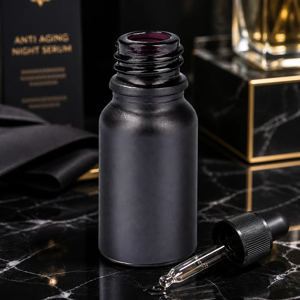 Bouteille de pharmacie de 10ml BlackLine UT18/10 UNiTWIST Bouteille de pharmacie compacte de 10 ml BlackLine UT18/10, parfaite pour les voyages et les déplacements