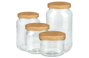 pots avec couvercle en bois