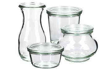 pots avec couvercle en verre