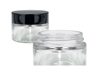 Pot en verre clair