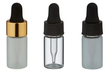 Mini bouteilles filetées avec pipettes